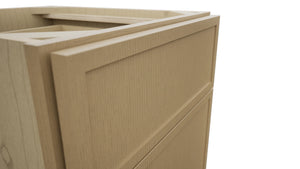 Fabuwood Luna Natural Oak VDB18-34 Vanity Drawer Cabinet, Detail View