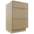 Fabuwood Luna Natural Oak VDB21-34 Vanity Drawer Cabinet, Front View