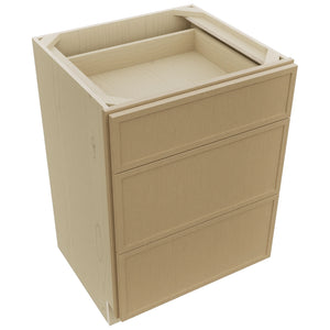 Fabuwood Luna Natural Oak VDB24-34 Vanity Drawer Cabinet, Top View