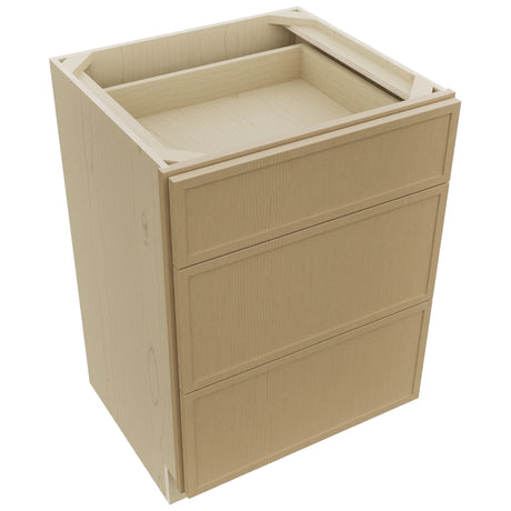 Fabuwood Luna Natural Oak VDB24-34 Vanity Drawer Cabinet, Top View
