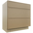 Fabuwood Luna Natural Oak VDB33-34 Vanity Drawer Cabinet, Front View