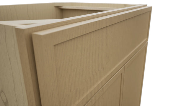 Fabuwood Luna Natural Oak VSB27-34 Vanity Sink Cabinet, Detail View