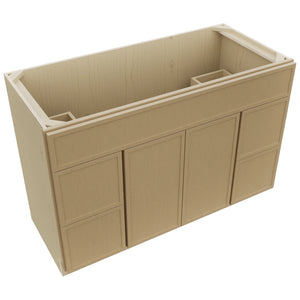 Fabuwood Luna Natural Oak VSD48 Vanity Combo Cabinet, Top View