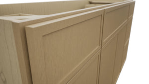 Fabuwood Luna Natural Oak VSD60SINGLE Vanity Combo Cabinet, Detail View