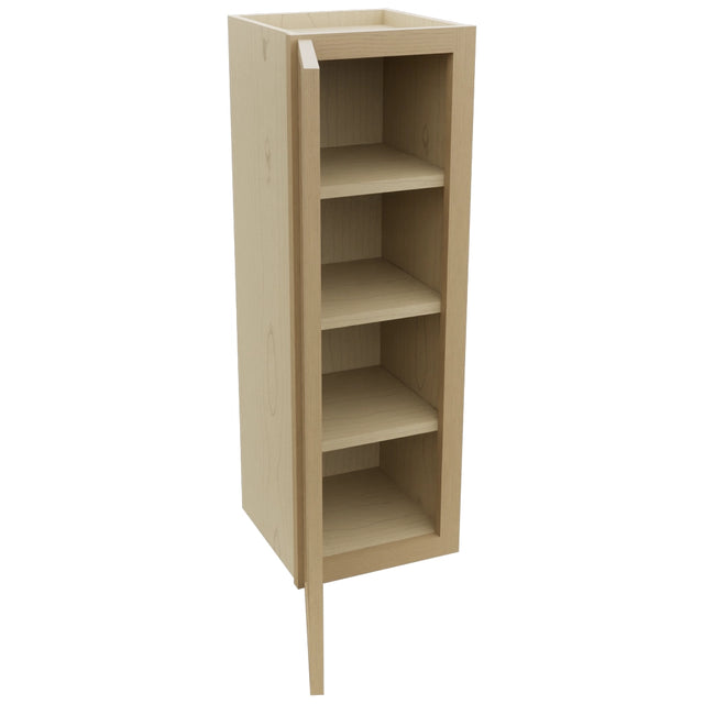 Fabuwood Luna Natural Oak W1236 Wall Standard Cabinet, Open View