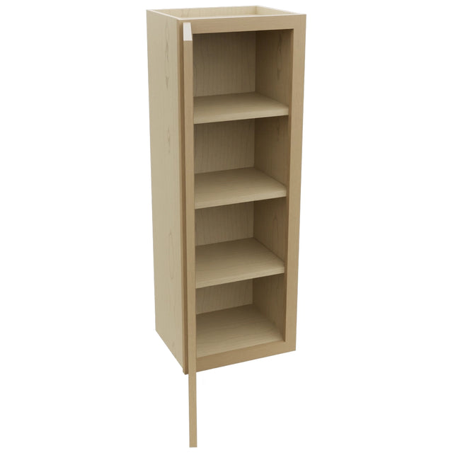 Fabuwood Luna Natural Oak W1542 Wall Standard Cabinet, Open View