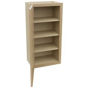 Fabuwood Luna Natural Oak W1836 Wall Standard Cabinet, Open View