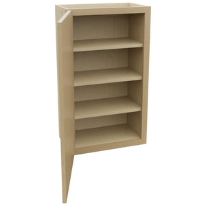 Fabuwood Luna Natural Oak W2136 Wall Standard Cabinet, Open View