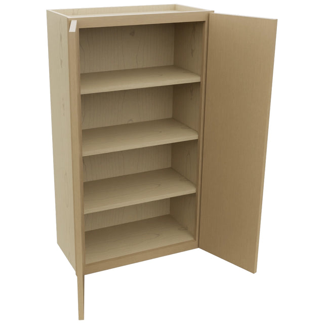 Fabuwood Luna Natural Oak W2442 Wall Standard Cabinet, Open View