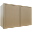 Fabuwood Luna Natural Oak W2718 Wall Standard Cabinet, Front View