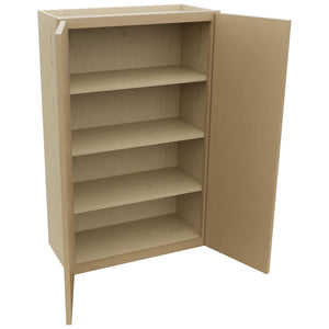 Fabuwood Luna Natural Oak W2742 Wall Standard Cabinet, Open View