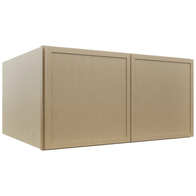 Fabuwood Luna Natural Oak W301524 Wall Deep Cabinet, Front View