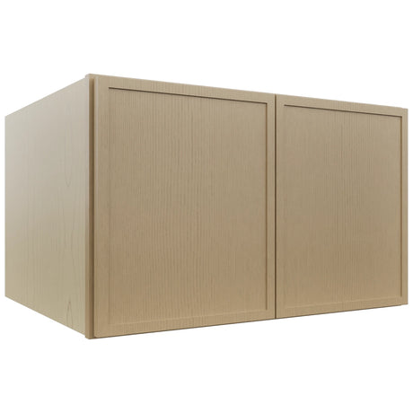 Fabuwood Luna Natural Oak W301824 Wall Deep Cabinet, Front View