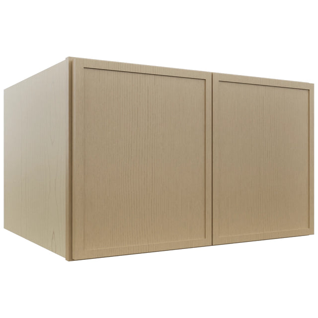 Fabuwood Luna Natural Oak W301824 Wall Deep Cabinet, Front View