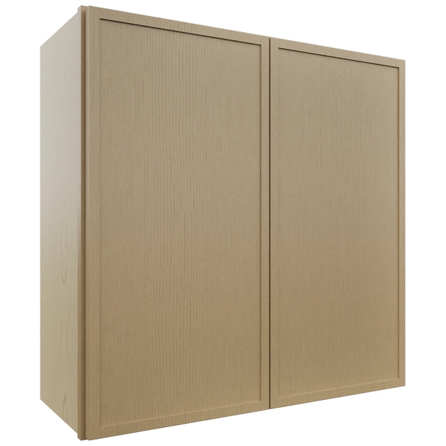 Fabuwood Luna Natural Oak W3030 Wall Standard Cabinet, Front View