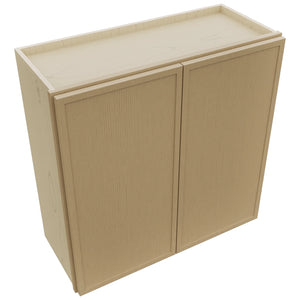 Fabuwood Luna Natural Oak W3030 Wall Standard Cabinet, Top View