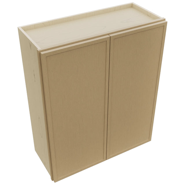 Fabuwood Luna Natural Oak W3036 Wall Standard Cabinet, Top View