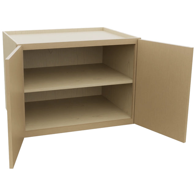 Fabuwood Luna Natural Oak W332424 Wall Deep Cabinet, Open View