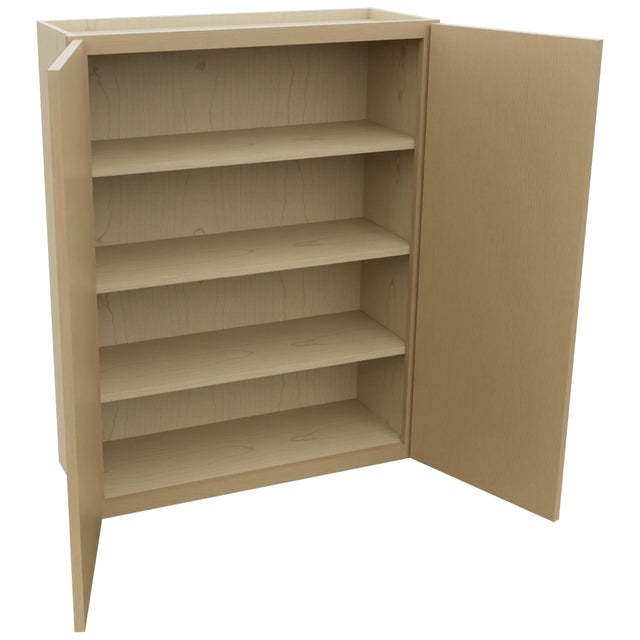 Fabuwood Luna Natural Oak W3342 Wall Standard Cabinet, Open View