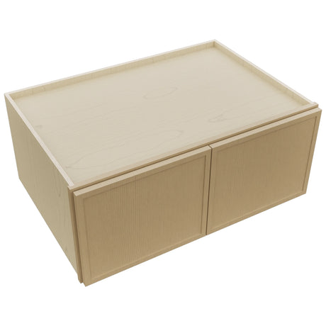 Fabuwood Luna Natural Oak W361524 Wall Deep Cabinet, Top View