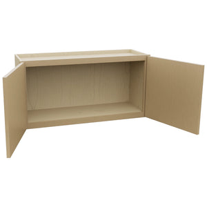 Fabuwood Luna Natural Oak W3618 Wall Standard Cabinet, Open View