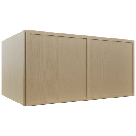 Fabuwood Luna Natural Oak W361824 Wall Deep Cabinet, Front View