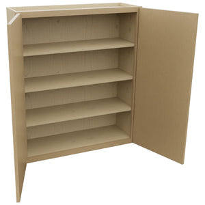 Fabuwood Luna Natural Oak W3642 Wall Standard Cabinet, Open View