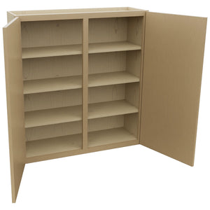 Fabuwood Luna Natural Oak W3942 Wall Standard Cabinet, Open View