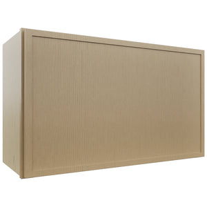 Fabuwood Luna Natural Oak WAC3018 Wall Appliance Cabinet, Front View