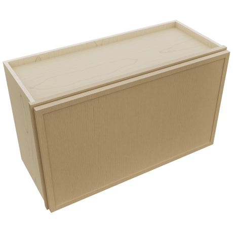 Fabuwood Luna Natural Oak WAC3018 Wall Appliance Cabinet, Top View