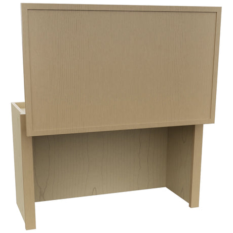Fabuwood Luna Natural Oak WAC3018 Wall Appliance Cabinet, Open View
