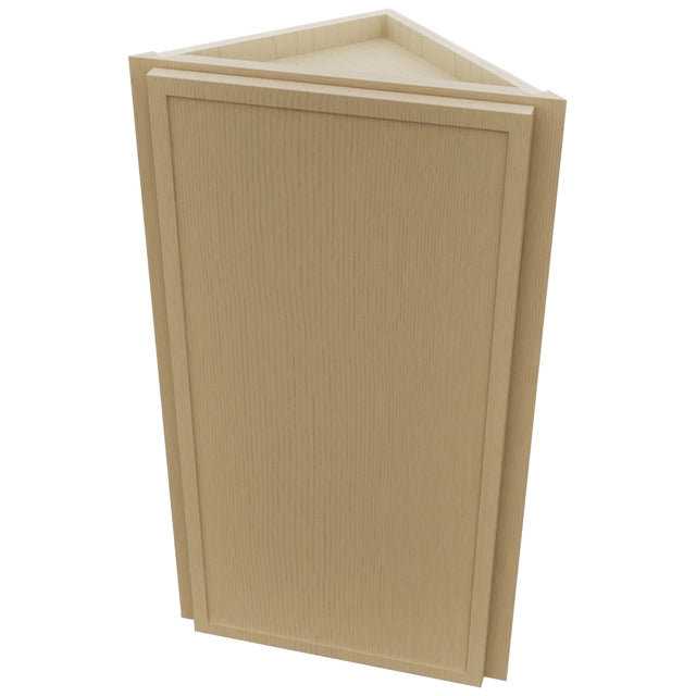 Fabuwood Luna Natural Oak WAE1230 Wall Angle End Cabinet, Top View