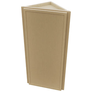 Fabuwood Luna Natural Oak WAE1236 Wall Angle End Cabinet, Top View