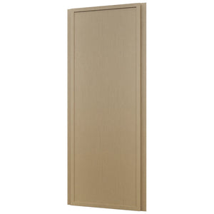 Fabuwood Luna Natural Oak WAE1242 Wall Angle End Cabinet, Front View