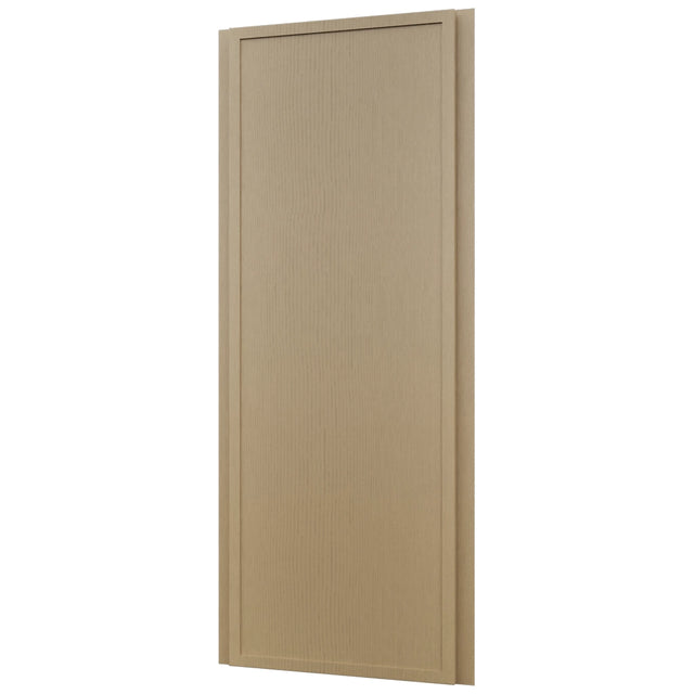 Fabuwood Luna Natural Oak WAE1242 Wall Angle End Cabinet, Front View