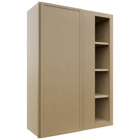 Fabuwood Luna Natural Oak WBC3042 Wall Corner Blind Cabinet, Front View