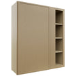 Fabuwood Luna Natural Oak WBC3642 Wall Corner Blind Cabinet, Front View