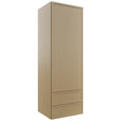 Fabuwood Luna Natural Oak WD1854 Wall Drawer Cabinet, Front View