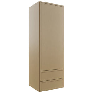 Fabuwood Luna Natural Oak WD1854 Wall Drawer Cabinet, Front View