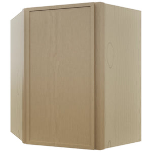 Fabuwood Luna Natural Oak WDC2430 Wall Corner Diagonal Cabinet, Front View