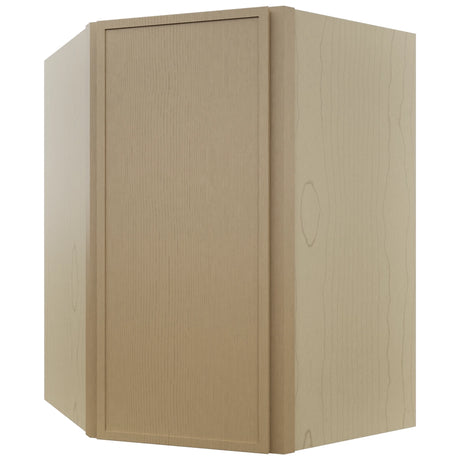 Fabuwood Luna Natural Oak WDC2736 Wall Corner Diagonal Cabinet, Front View