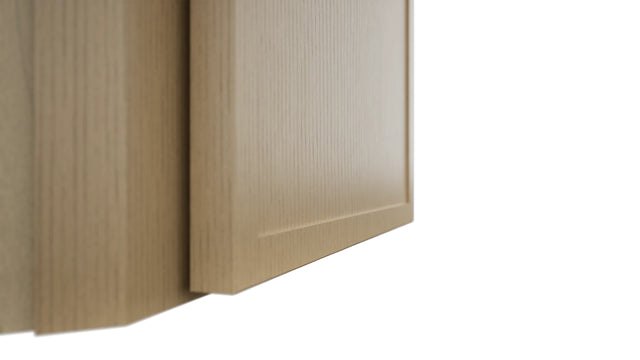 Fabuwood Luna Natural Oak WDC2736 Wall Corner Diagonal Cabinet, Detail View