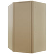 Fabuwood Luna Natural Oak WDC2742 Wall Corner Diagonal Cabinet, Front View