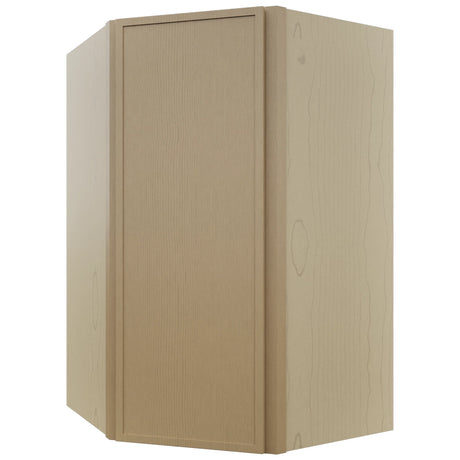 Fabuwood Luna Natural Oak WDC2742 Wall Corner Diagonal Cabinet, Front View