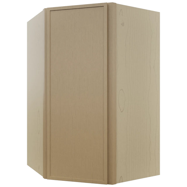 Fabuwood Luna Natural Oak WDC2742 Wall Corner Diagonal Cabinet, Front View
