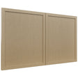 Fabuwood Luna Natural Oak WP-W1524D Panel, Front View