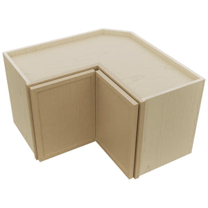 Fabuwood Luna Natural Oak WPC2415 Wall Corner Pie Cabinet, Top View
