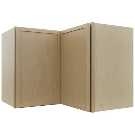 Fabuwood Luna Natural Oak WPC2418 Wall Corner Pie Cabinet, Front View