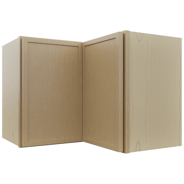 Fabuwood Luna Natural Oak WPC2418 Wall Corner Pie Cabinet, Front View