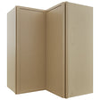 Fabuwood Luna Natural Oak WPC2430 Wall Corner Pie Cabinet, Front View
